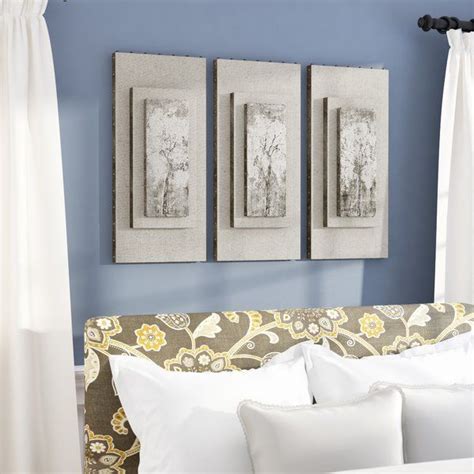 You'll love the Triptych Trees 3 Piece Framed Painting Set at Wayfair ...