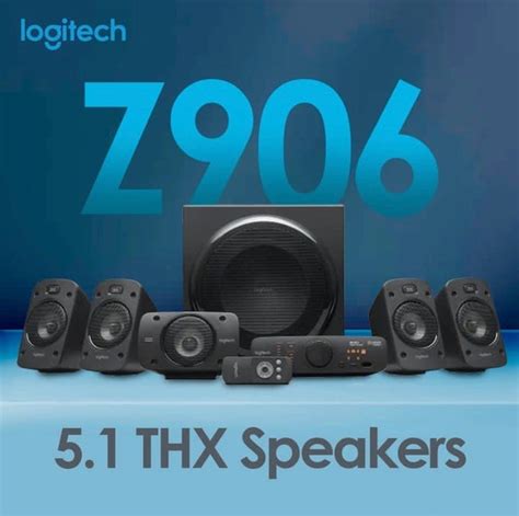 Black Logitech Z906 5.1 Surround Sound Speaker System at Rs 25500/piece in Pune