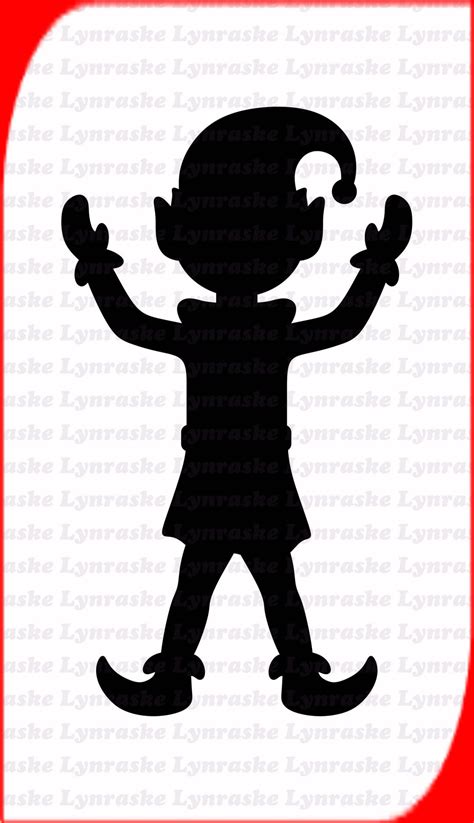 Elf Silhouette SVG, Svg, Dxf, Cricut, Silhouette Cut File, Instant Download - Etsy