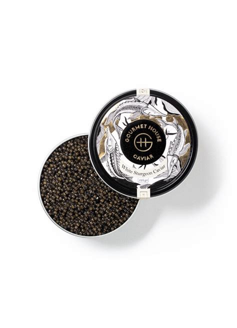 White Sturgeon Caviar - Gourmet House Caviar & Deli