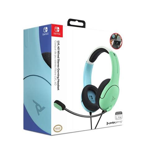 PDP Gaming LVL40 Wired Stereo Gaming Headset for Nintendo Switch