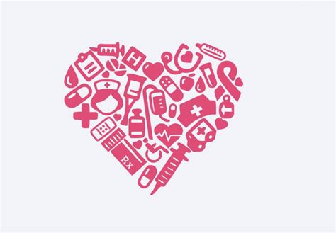 Nursing Heart Symbols Decal Nursing Stuff by MonogramsBeyond