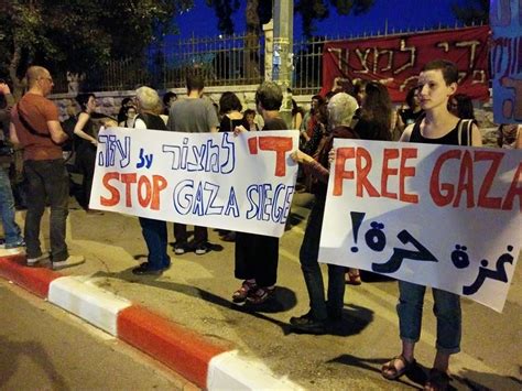 Demos in 3 Israeli cities urge an end to Gaza blockade | The Times of Israel