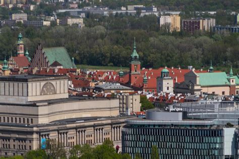 Warsaw skyline with warsaw towers 12273187 Stock Photo at Vecteezy