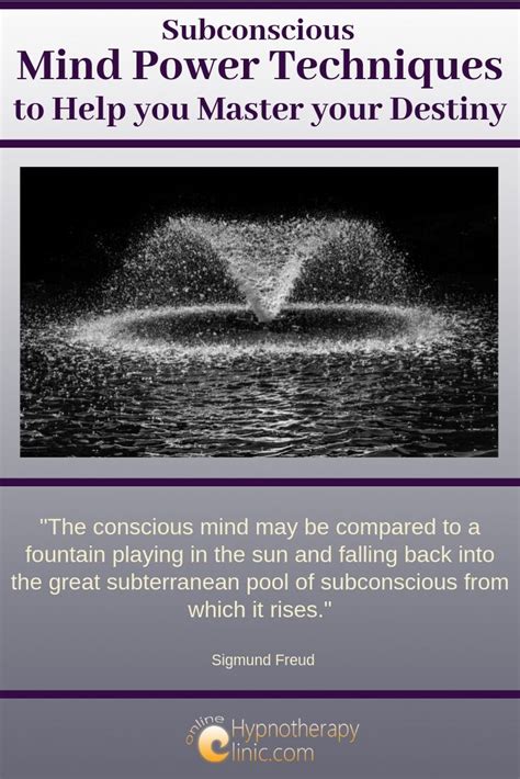 Subconscious Mind Power Techniques to Help you Master your Destiny