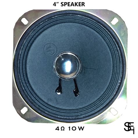 4" SPEAKER 4 ohm 10 W(179) - Salcon Electronics