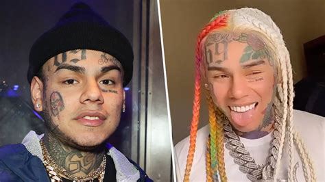 Tekashi 6ix9ine divides fans with new rainbow braided hairstyle ...