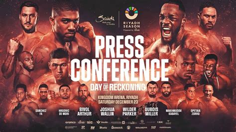 Anthony Joshua vs Otto Wallin & Deontay Wilder vs Joseph Parker Launch ...