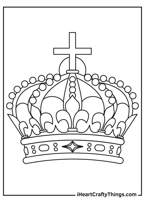 Crown Coloring Pages (Updated 2021)