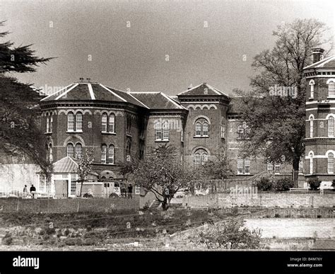 Broadmoor Mental Hospital Prison Asylum Building May 1974 Stock Photo ...