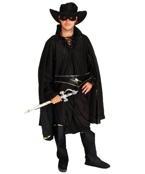 Free shipping!!Hero zorro costume, cosplay, Halloween game shows death clothing, adult masked ...