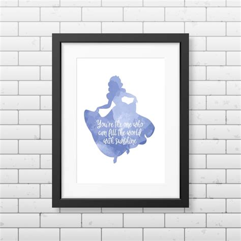 Disney Princess Snow White Quote Inspirational Art DIGITAL | Etsy