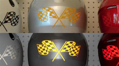 Reflective Helmet Decals - reflectivedecals.com