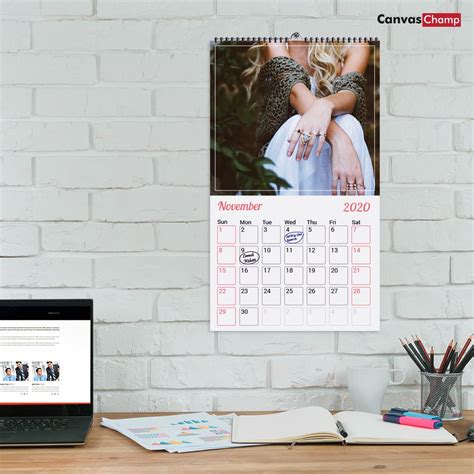 Custom Photo Calendars | Create Personalized Calendars | CanvasChamp ...