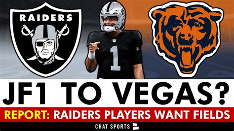 MAJOR Chicago Bears Rumors: Raiders Players WANT Justin Fields Trade To ...