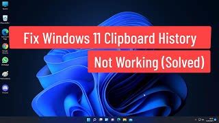 Fix Windows 11 Clipboard History Not Working Solved Murugan S Mp3 Music & Mp4 video downloads