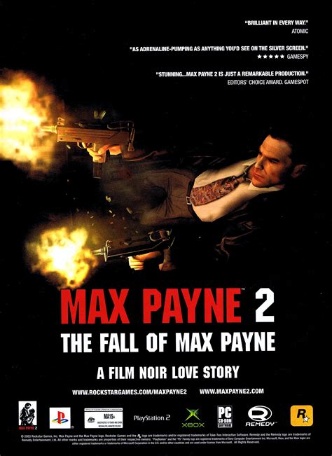 Max Payne 2 PS2 cover