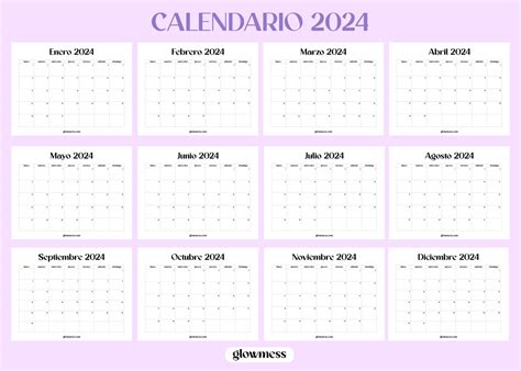 Calendario Mensual 2024 Pdf - Belva Simone