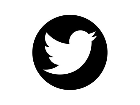 Twitter Black Icon PNG vector in SVG, PDF, AI, CDR format