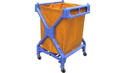 Plastic Laundry Cart for Hotel Guestroom Cleaning - China Linen Trolley ...