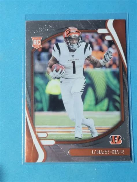 2021 ABSOLUTE FOOTBALL Jamarr Chase Rookie Card #105 Cincinnati Bengals ...