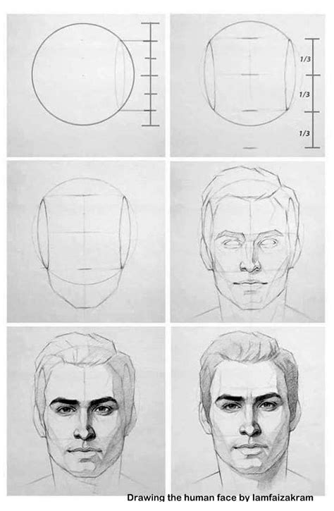 Pin by Kendall cruze on Illustrations in 2020 | Face drawing reference, Drawing tutorial face ...