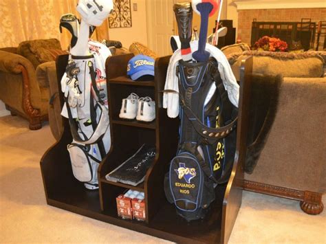 How to Build a Golf Bag Organizer - Wilker Do's | 1000 | Golf bags, Golf room, Golf equipment ...