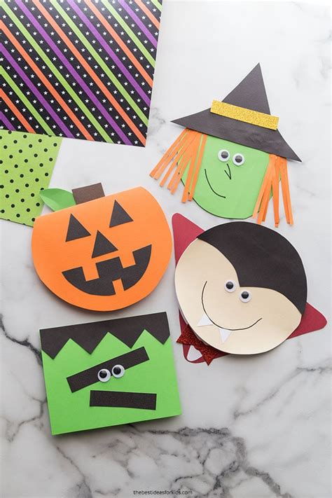 Handmade Halloween Cards (with free templates) - The Best Ideas for Kids