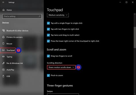 How To Change Mouse And Touchpad Settings In Windows 10