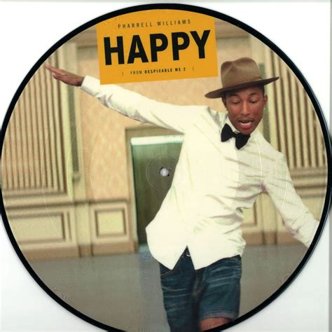 Pharrell Williams Happy Vinyl LP Picture Disc Single Despicable Me 2 ...