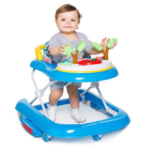 Folding Baby Walker Portable Toddler Baby Walker With Wheels Adjustable ...