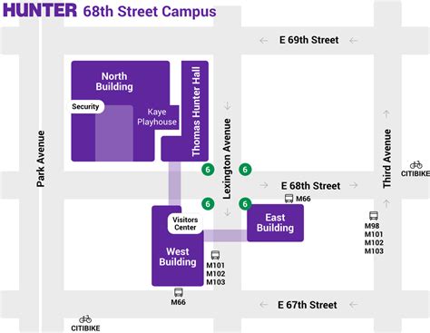 68th Street Campus Map | Hunter College