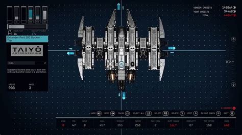 Starfield Batwing Spaceship guide: Parts, colors, and more