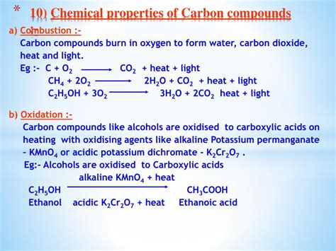 PPT - CHAPTER - 4 CARBON AND ITS COMPOUNDS PowerPoint Presentation, free download - ID:2951851