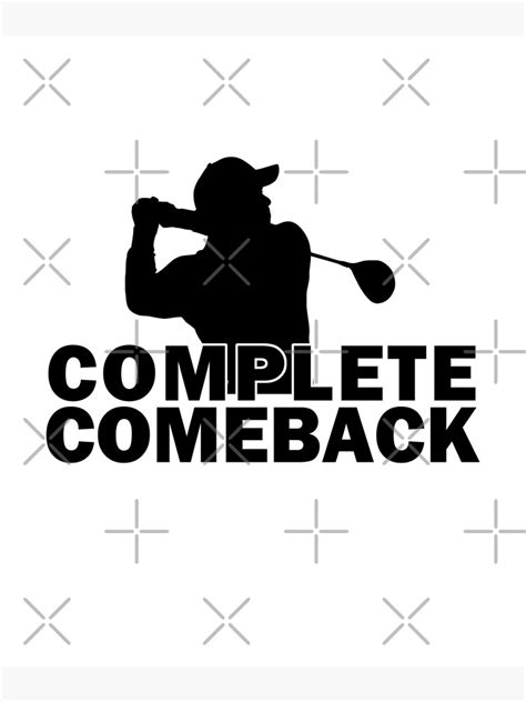 "Tiger Woods Complete Comeback" Poster by Nkioi | Redbubble