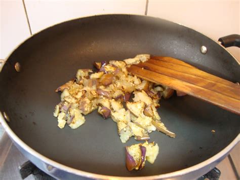 Cooking Delights: Eggplant with okra