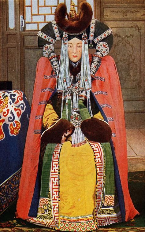 The Queen consort of Mongolia, Genepil, in Mongolia. The last queen consort and married to the ...