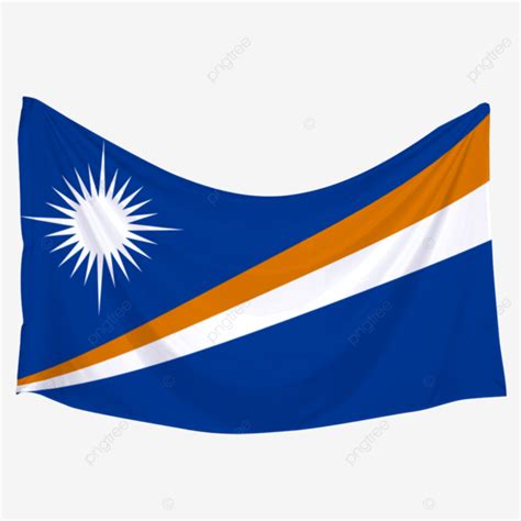 Flag Of The Marshall Islands, Flag, Mockup, Marshall Islands PNG Transparent Clipart Image and ...