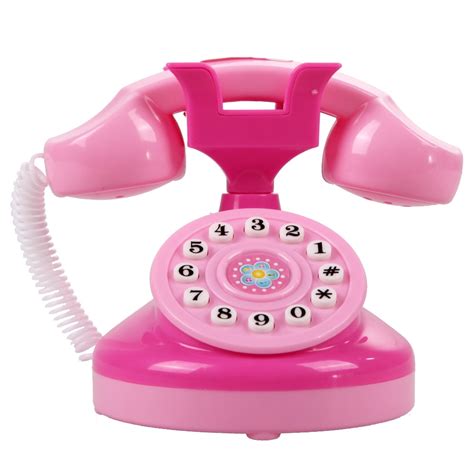 Educational Emulational Pink Phone Pretend Play Toys Girls Toy Gifts - Walmart.com