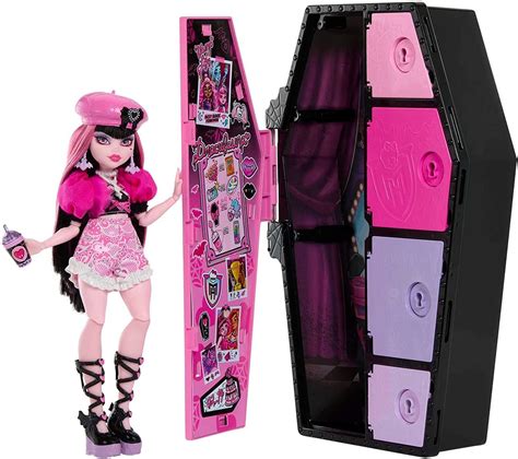 Monster High Skulltimate Secrets Doll and Fashion Set, Draculaura ...