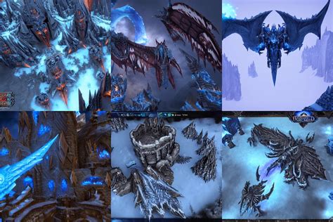 Sindragosa, flying above icecrown citadel in the style | Stable Diffusion | OpenArt