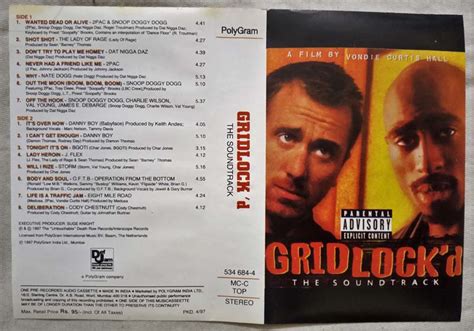 Gridlock d Soundtrack Audio Cassette - Tamil Audio CD, Tamil Vinyl ...