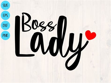 Boss lady svg png eps and dxf I'm the boss printable | Etsy