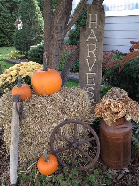 Fall/harvest decor | Harvest decorations, Fall decor, Fall harvest