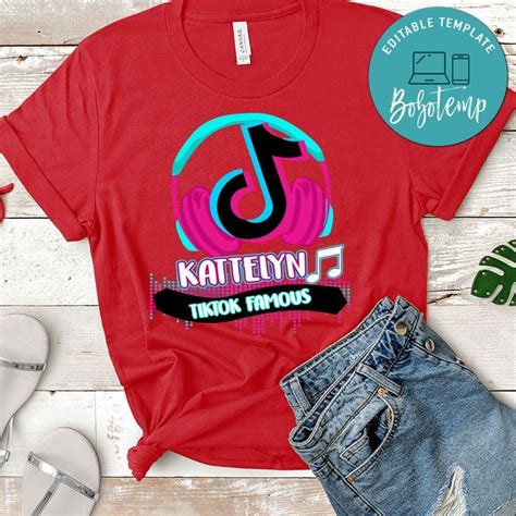 Custom TikTok Famous Shirt - Social Media Influencer Shirt | Bobotemp