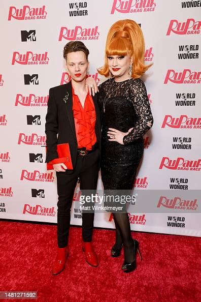 Michael Abbott and Jinkx Monsoon attend "RuPaul's Drag Race" season... News Photo - Getty Images