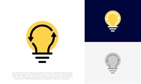 Premium Vector | Sharing ideas and lightbulb logo design vector