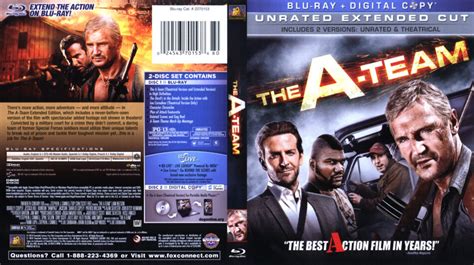 The A-Team Blu-Ray DVD Cover & Label (2010)