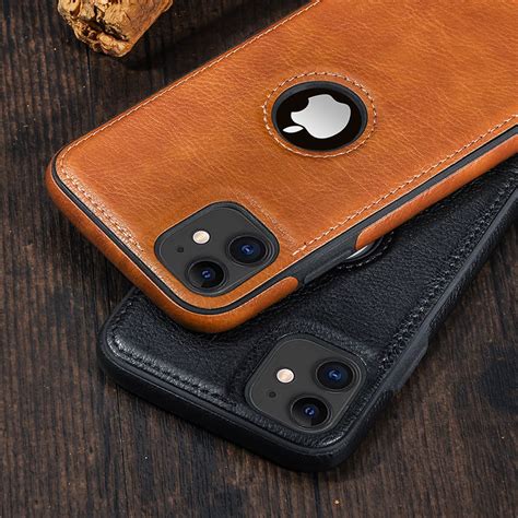 Kaaum-Slim PU Leather Case for iPhone 11 XS Max XR Ultra Thin Phone Ca