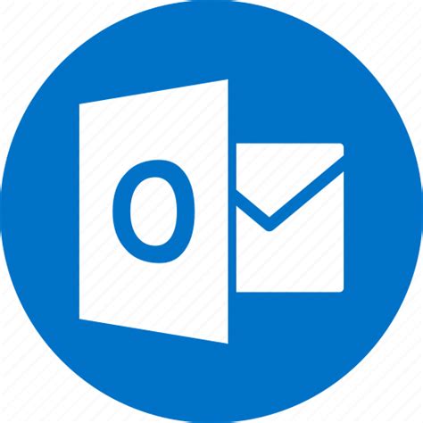 Circle, document, file, format, microsoft, outlook, type icon